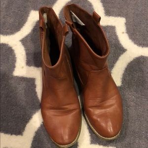 Camel Colored Short Booties